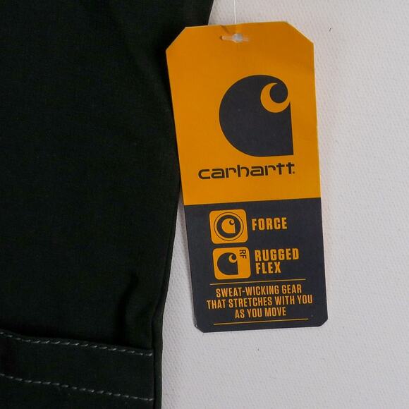 Carhartt Force Women’s Scrub Top Small Black Modern Fit V-Neck Stretch Rugged - Picture 7 of 13